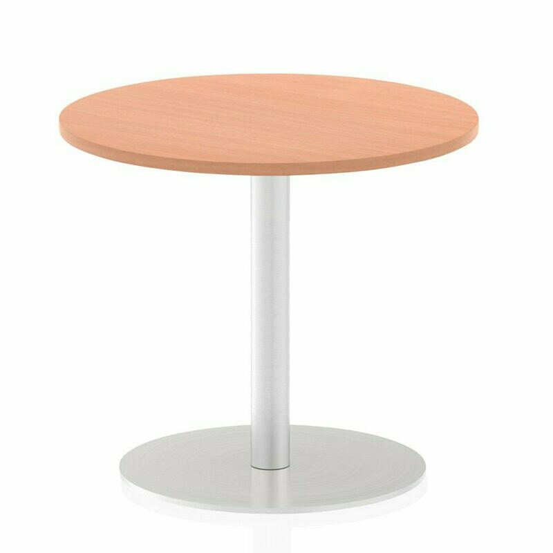 Round table with tubular base