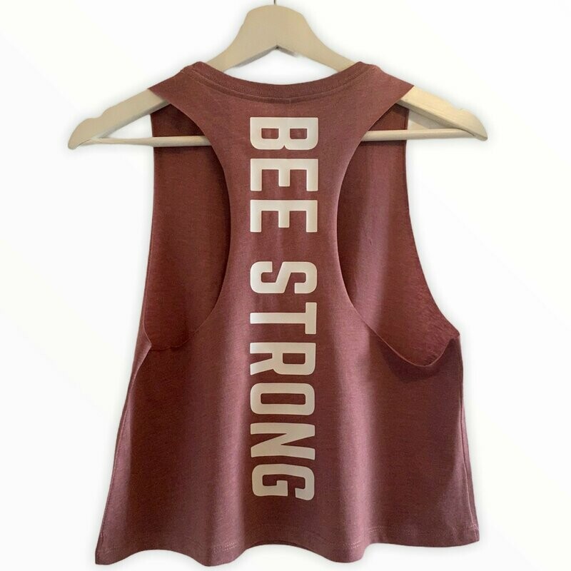 CROPPED RACERBACK VEST Pink