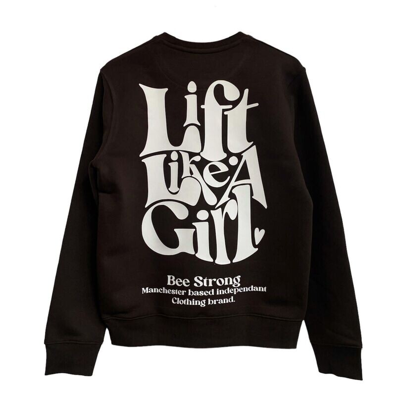 LIFT. OVERSIZED SWEATSHIRT - BLACK