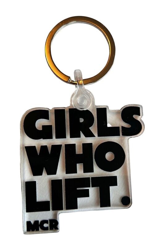 KEYRING - BLACK & WHITE GIRLS WHO LIFT