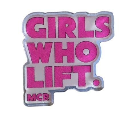 PIN BADGE - PINK GIRLS WHO LIFT