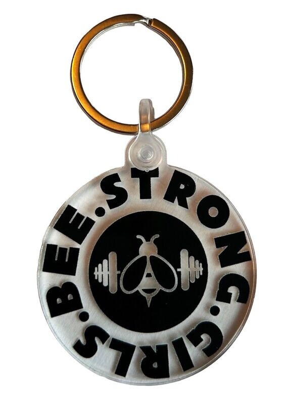 KEYRING - BLACK & WHITE GIRLS