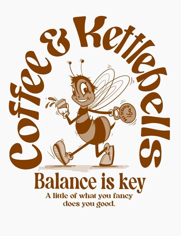 BALANCE OVERSIZED TEE - MILK CHOCOLATE