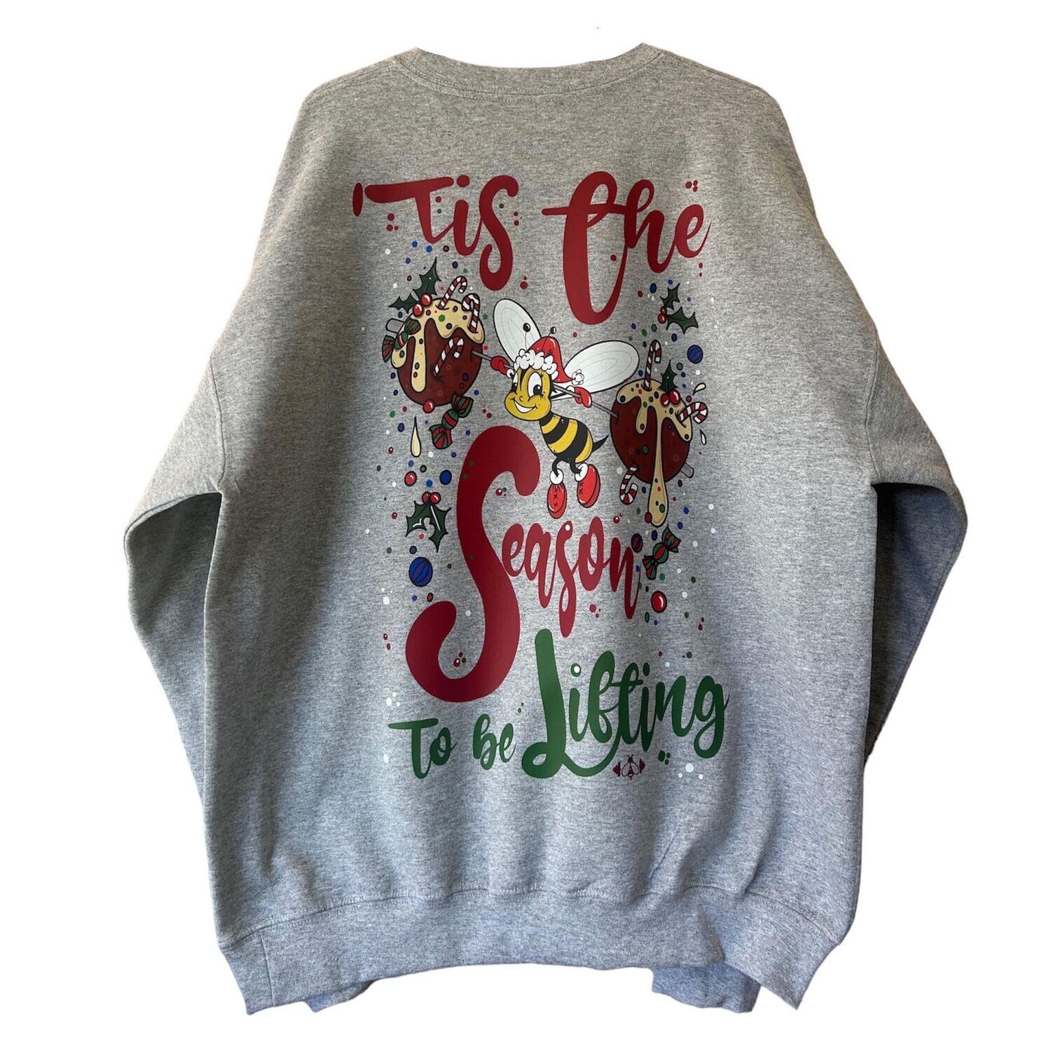 CHRISTMAS BEE SWEATSHIRT-CHOOSE YOUR OWN COLOUR