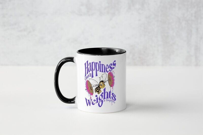HAPPINESS MUG BLACK