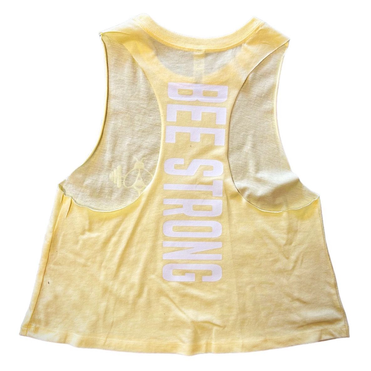 CROPPED RACERBACK VEST LEMON