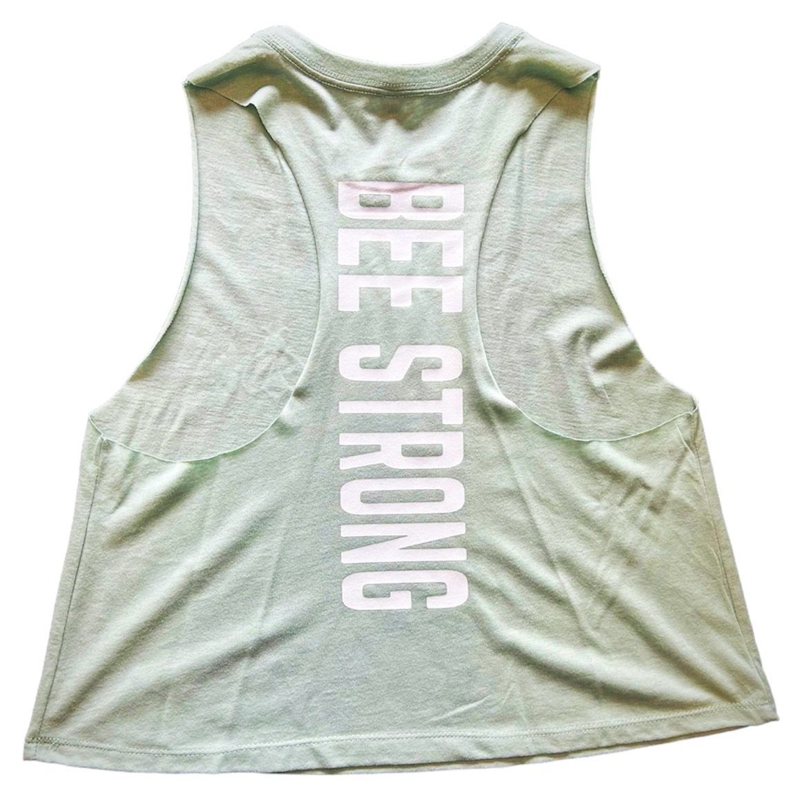 CROPPED RACERBACK VEST MINT