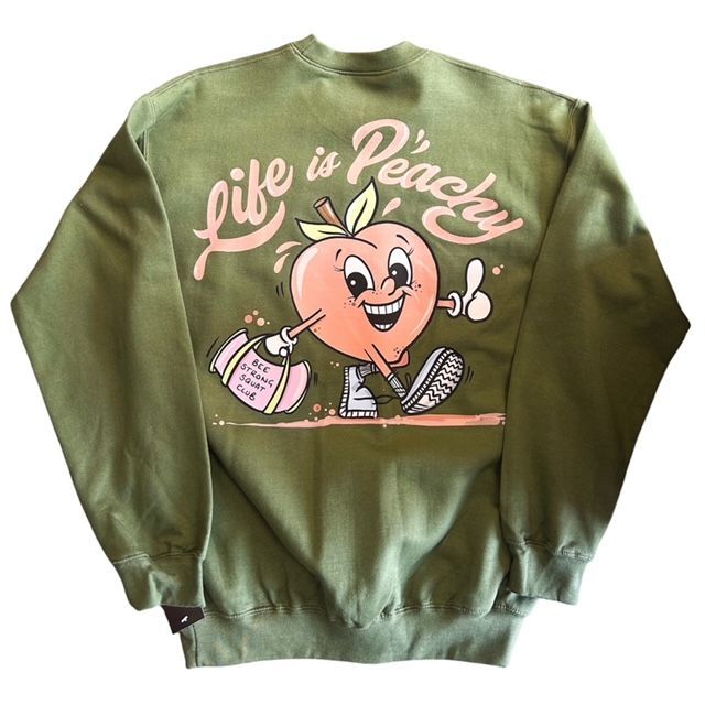 PEACHY SWEATSHIRT GREEN