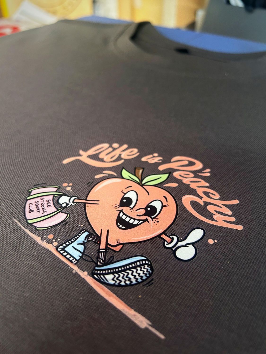 PEACHY SWEATSHIRT GREY