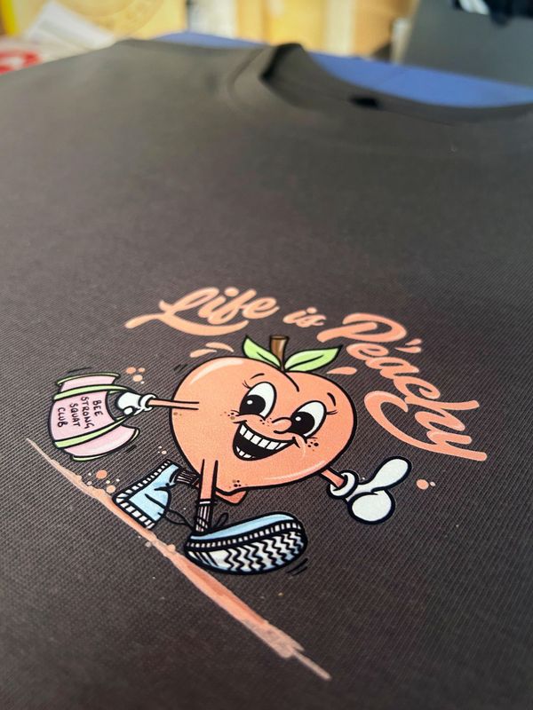 PEACHY SWEATSHIRT GREY