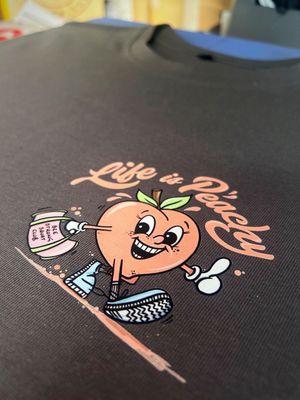 PEACHY SWEATSHIRT GREY
