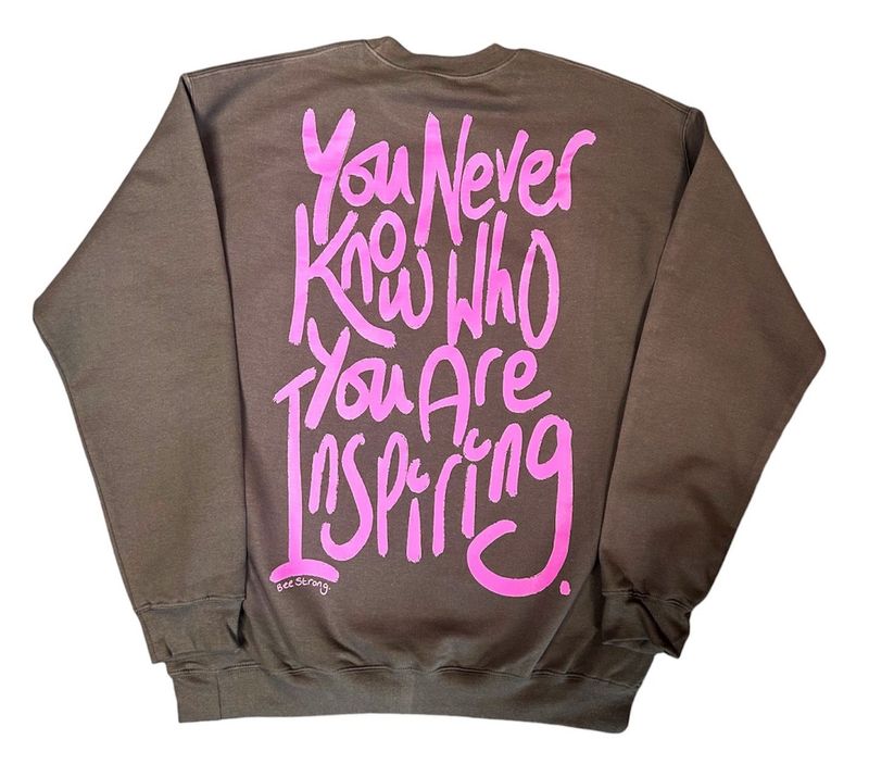 INSPIRED SWEATSHIRT CHARCOAL
