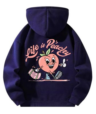 JUNIOR - PEACHY HOODIE - 100% ORGANIC CHOOSE YOUR OWN COLOURS