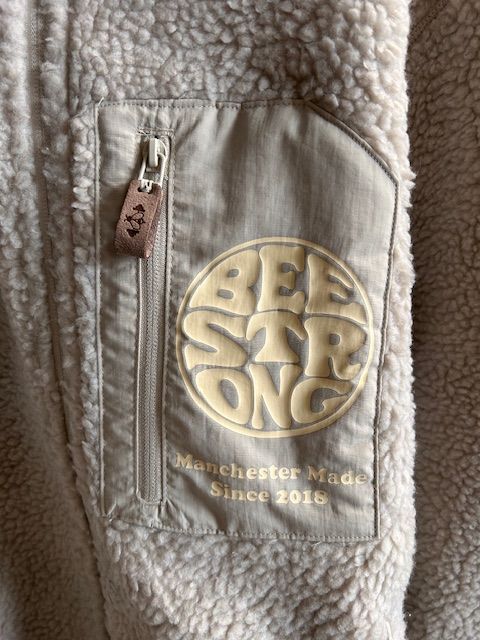 SALE-2XL  OAT & CREAM PRINT FLEECE