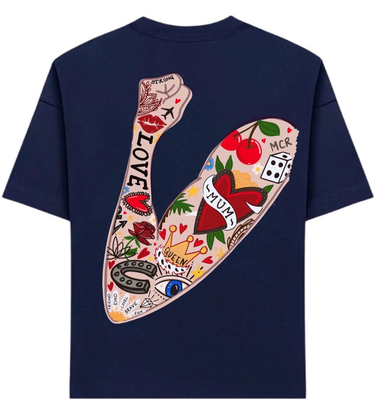 STRONG MUM - OVERSIZED TEE