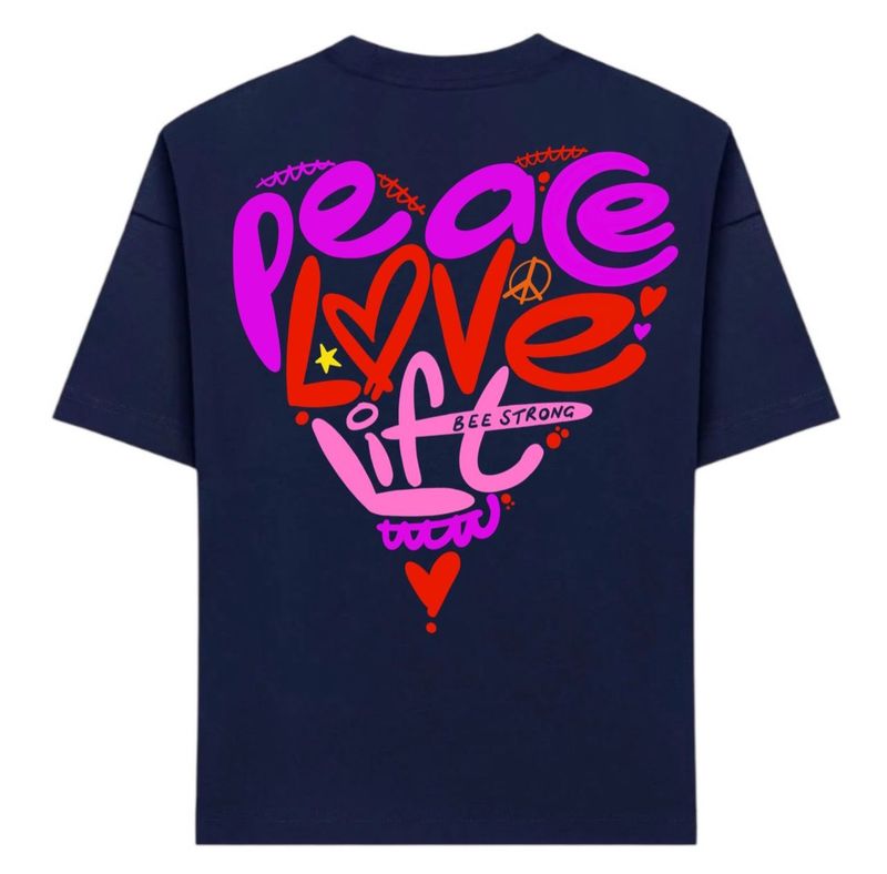 PEACE LOVE LIFT - STANDARD FIT TEE