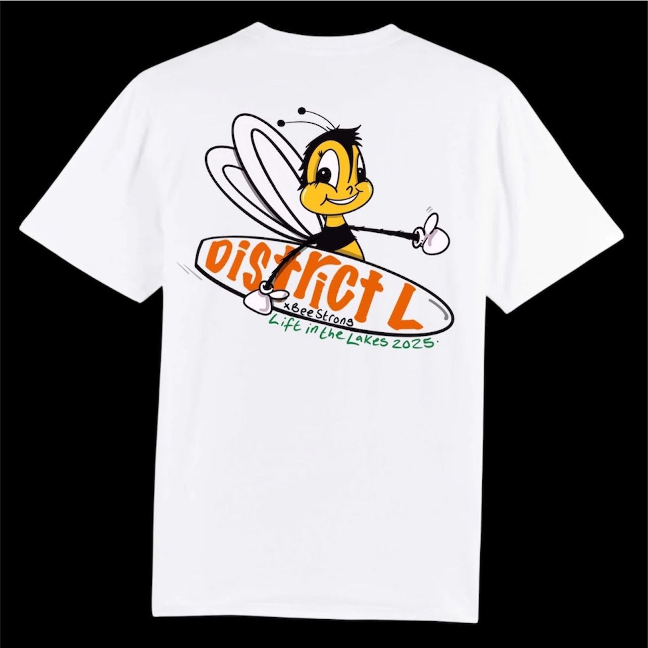 LIFT IN THE LAKES- BEE - OVERSIZED TEE