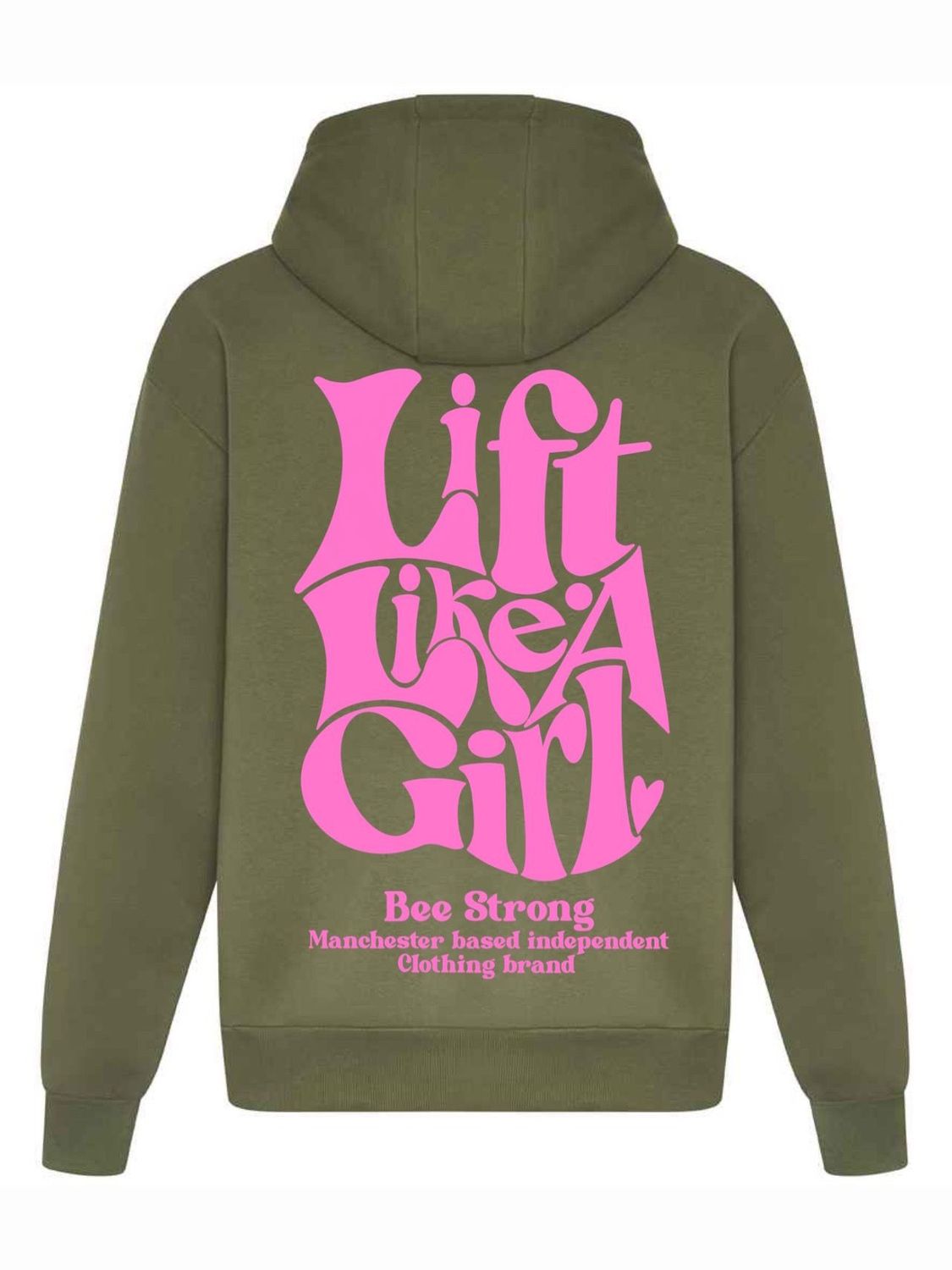 LIFT LIKE A GIRL HOODIE-GREEN