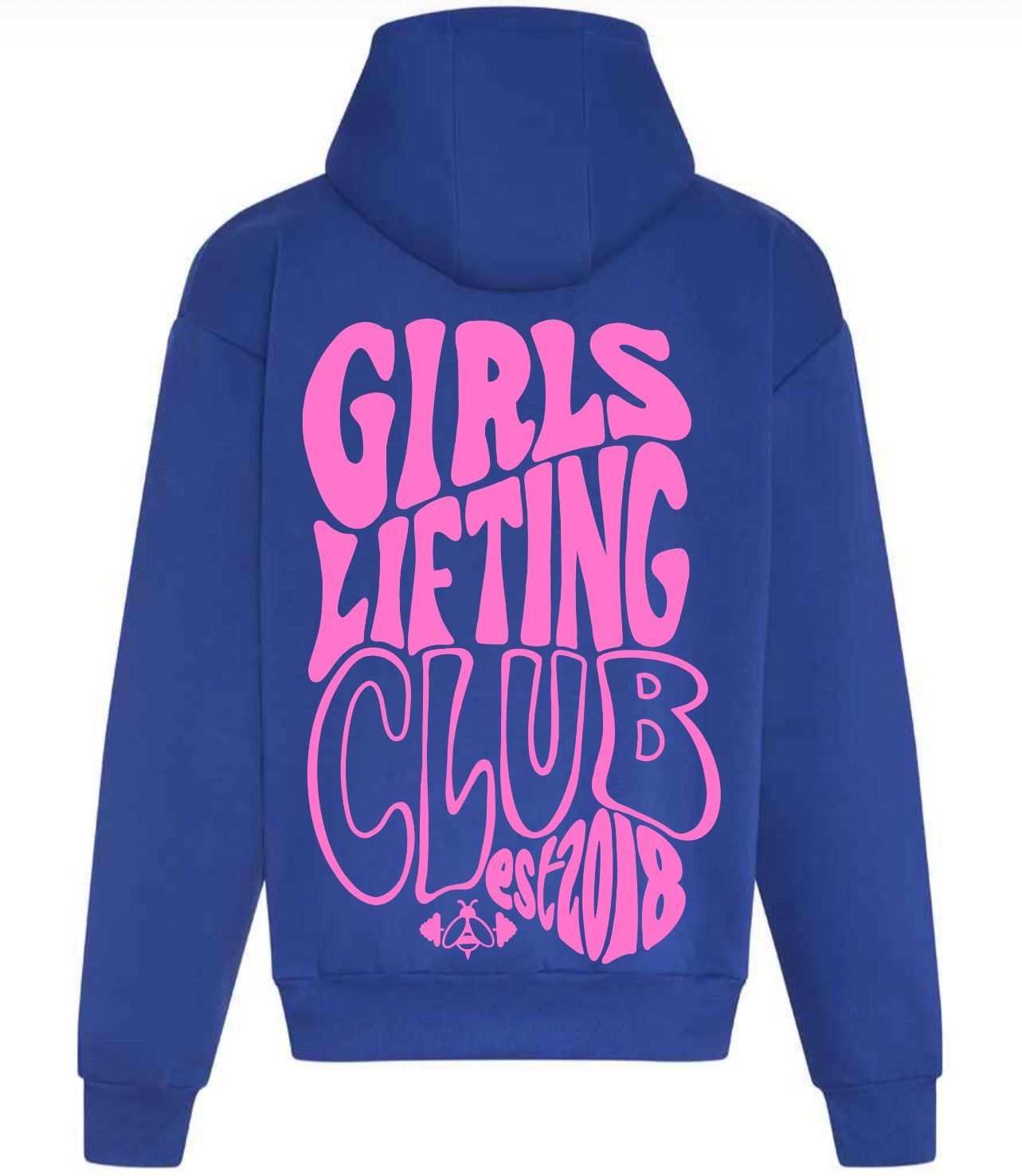 GIRLS LIFTING CLUB HOODIE - ROYAL BLUE