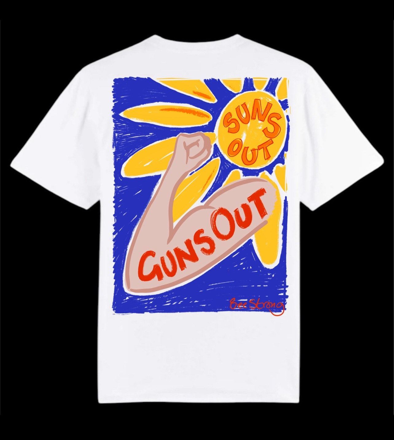SUNS OUT GUNS OUT - OVERSIZED TEE