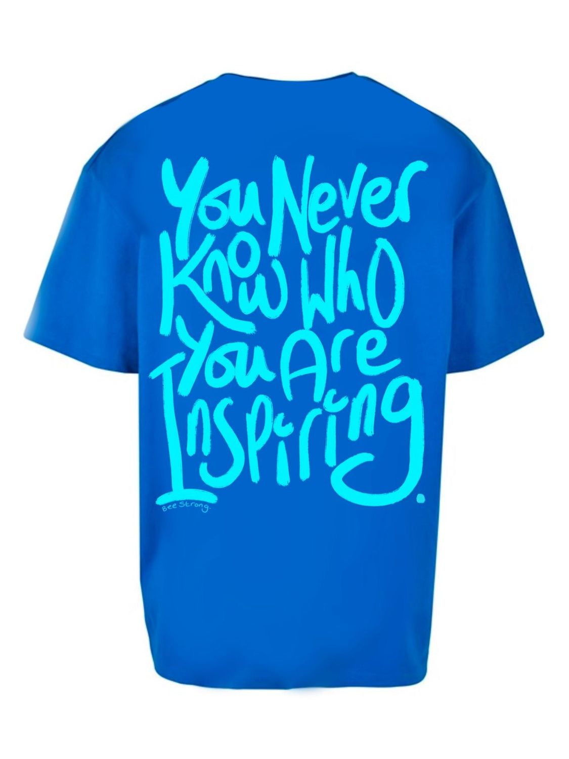 INSPIRED OVERSIZED TEE - ROYAL BLUE
