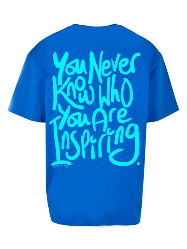 INSPIRED OVERSIZED TEE - ROYAL BLUE