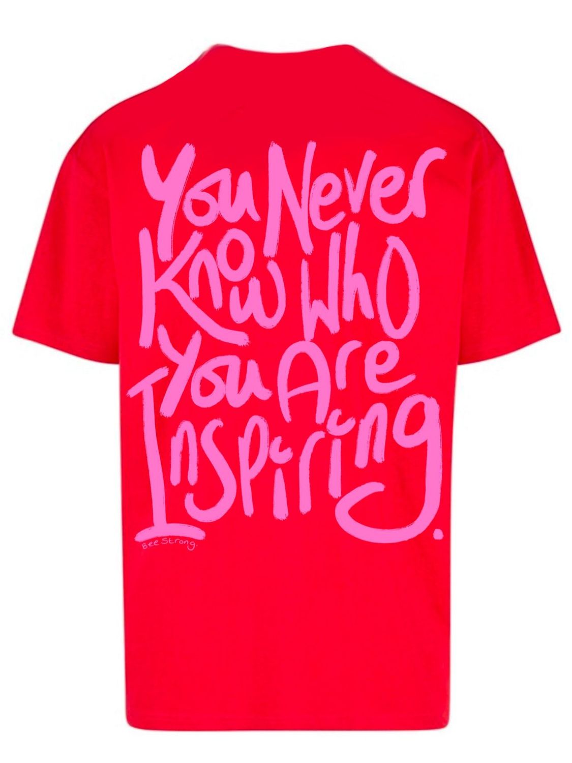 INSPIRED OVERSIZED TEE - RED