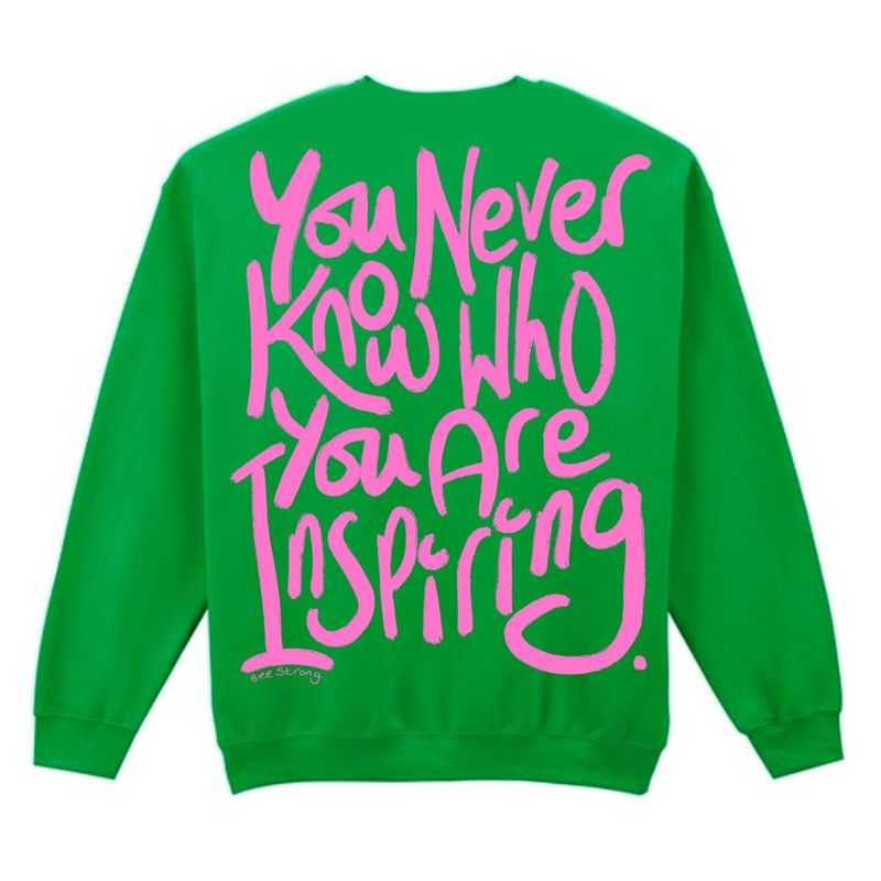 INSPIRED SWEATSHIRT EMERALD GREEN