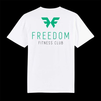 FREEDOM WHITE & GREEN OVERSIZED TEE