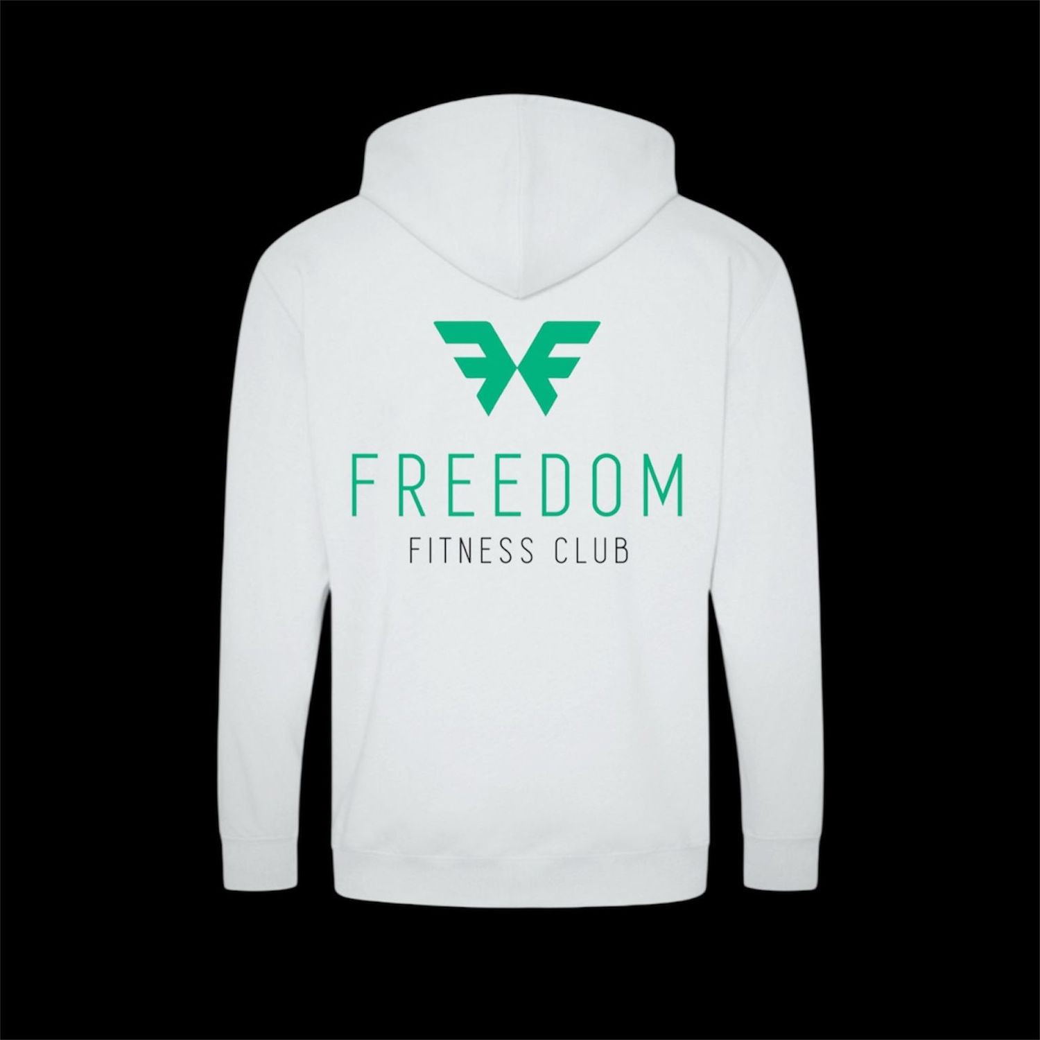 FREEDOM - PREMIUM HOODIE - WHITE & GREEN