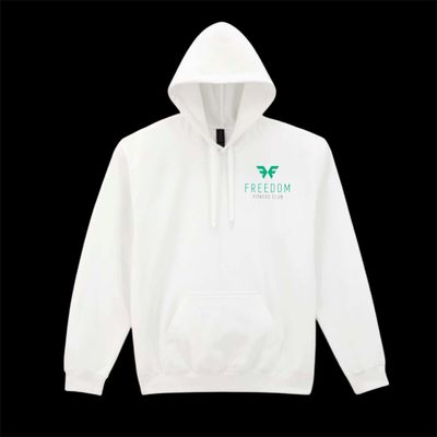 FREEDOM STANDARD HOODIE - WHITE & GREEN