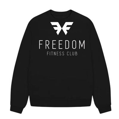 FREEDOM -  PREMIUM SWEATSHIRT - BLACK & WHITE