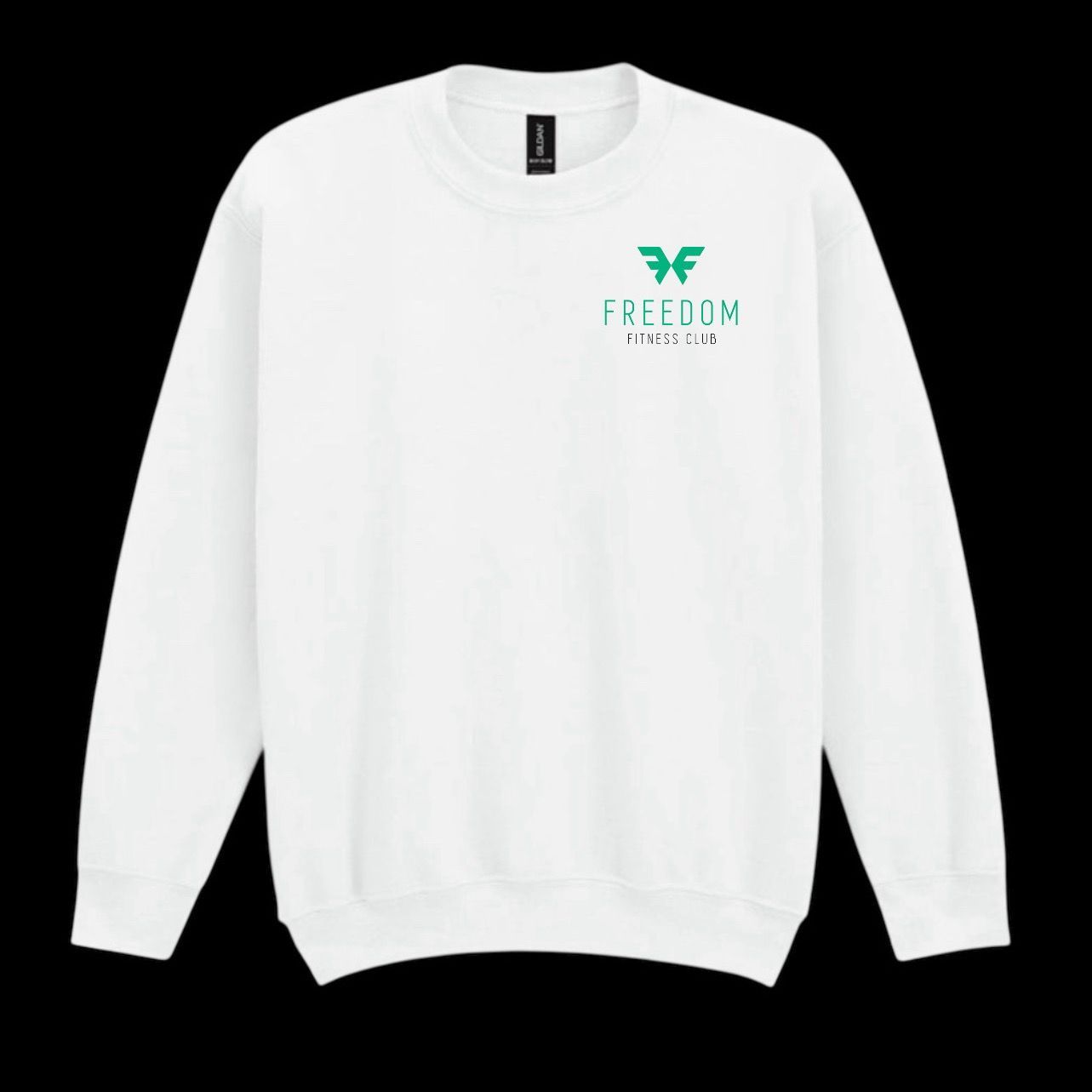 FREEDOM - Standard Sweatshirt - WHITE & GREEN