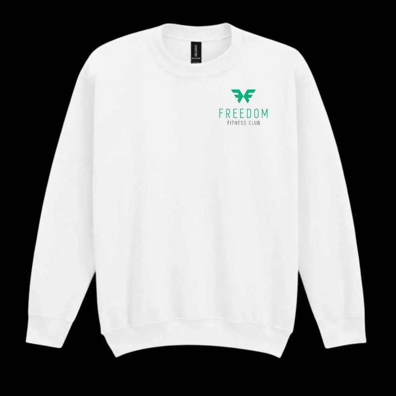 FREEDOM - Standard Sweatshirt - WHITE & GREEN