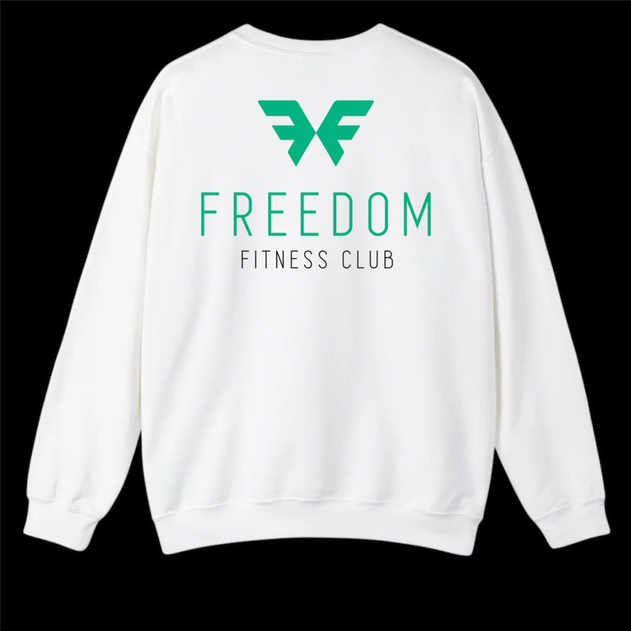 FREEDOM -  PREMIUM SWEATSHIRT -WHITE & GREEN