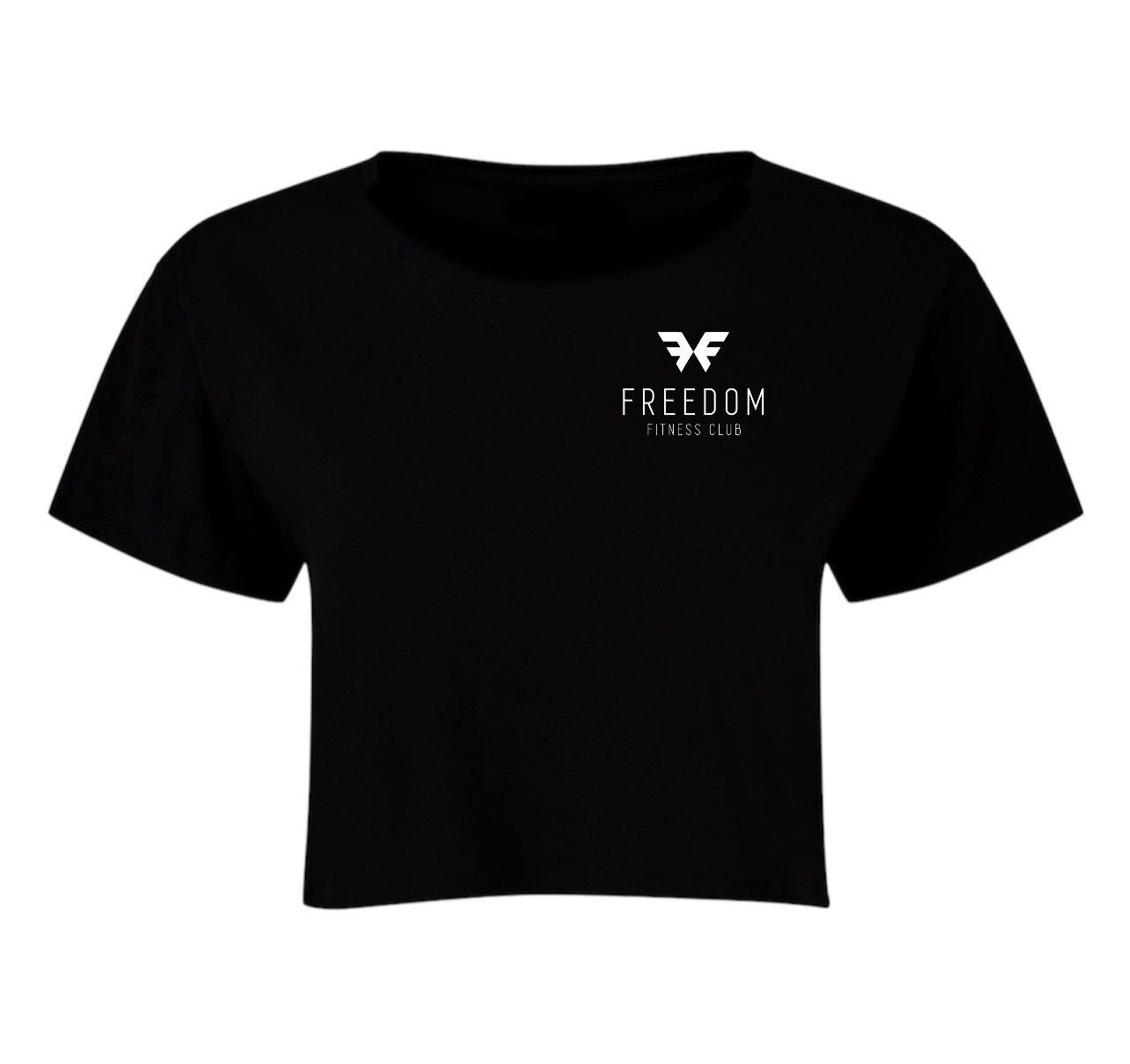 FREEDOM  - BLACK CROPPED TEE