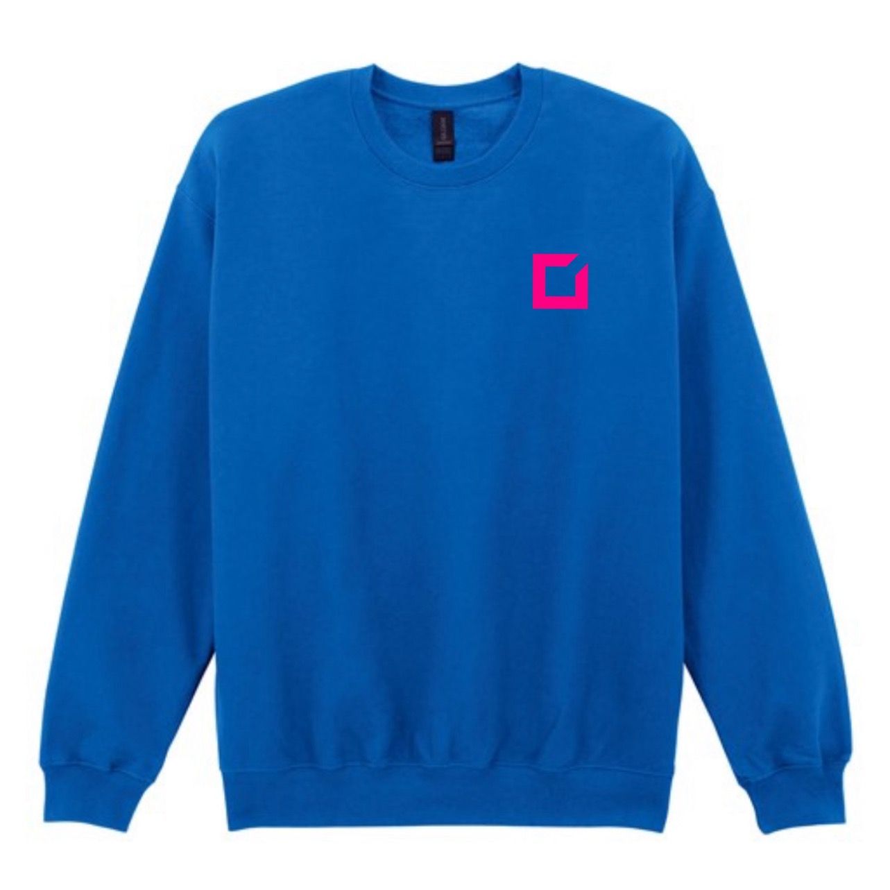 HOT BOX - Standard Sweatshirt - ROYAL BLUE & PINK