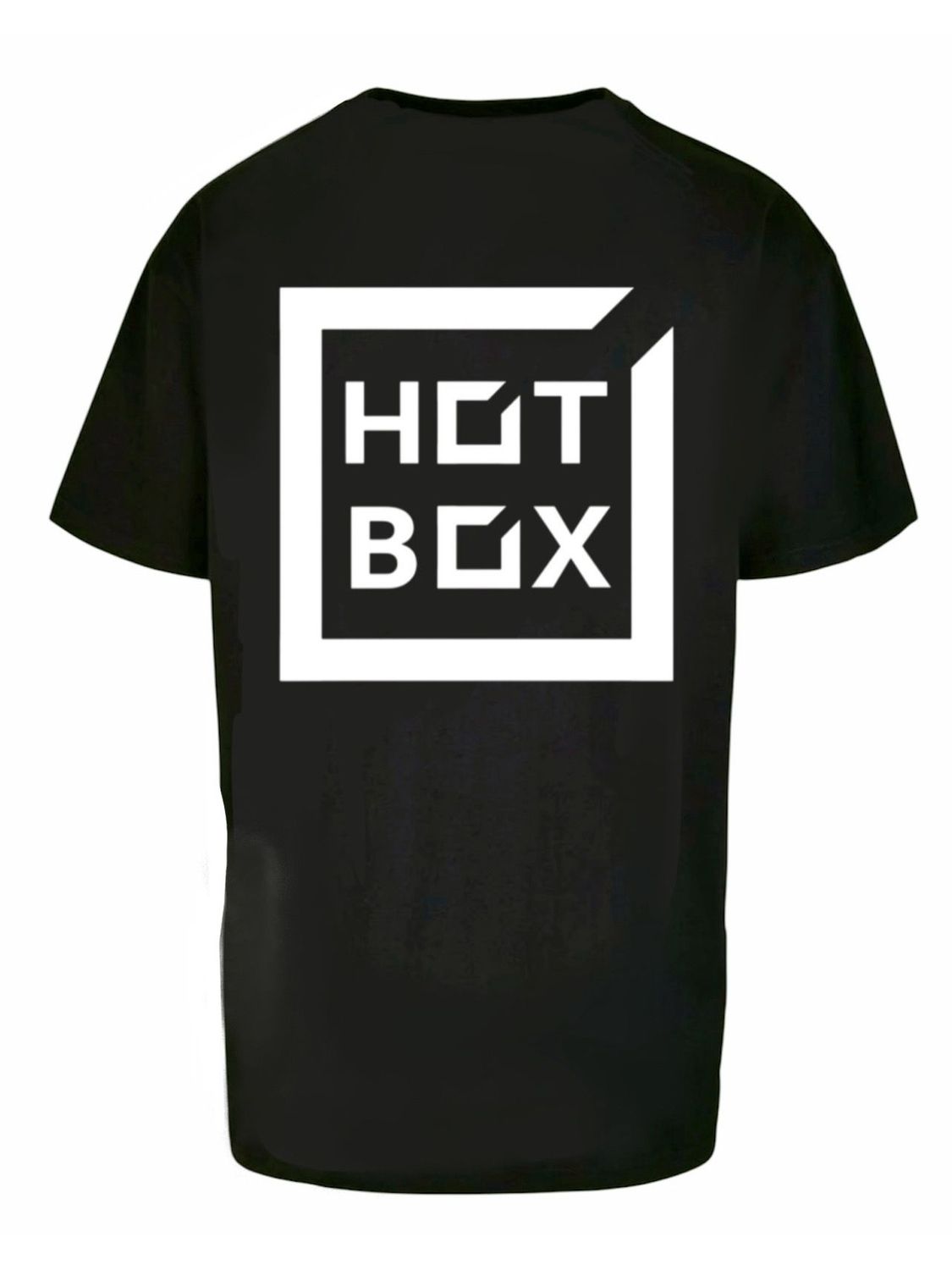 HOT BOX BLACK & WHITE OVERSIZED TEE
