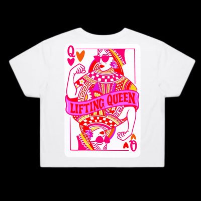 LIFTING QUEEN CROPPED TEE