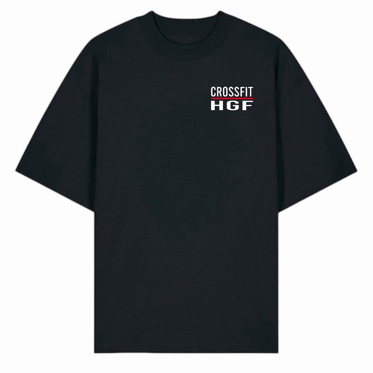 HOOKGRIP - SQUARE LOGO - BLACK STANDARD TEE