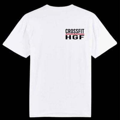 HOOKGRIP - SQUARE LOGO - WHITE STANDARD TEE