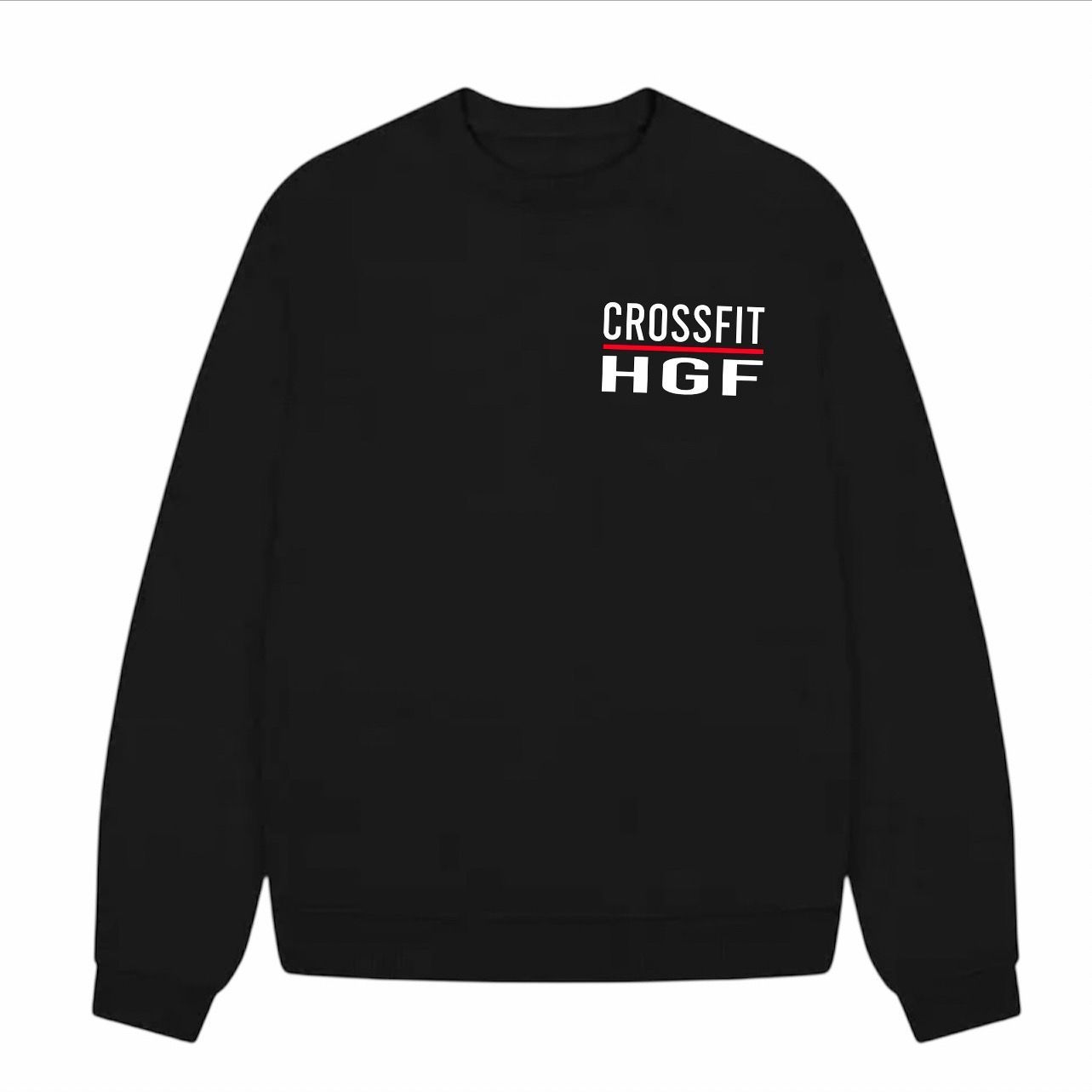 HOOKGRIP - SQUARE LOGO - BLACK SWEATSHIRT