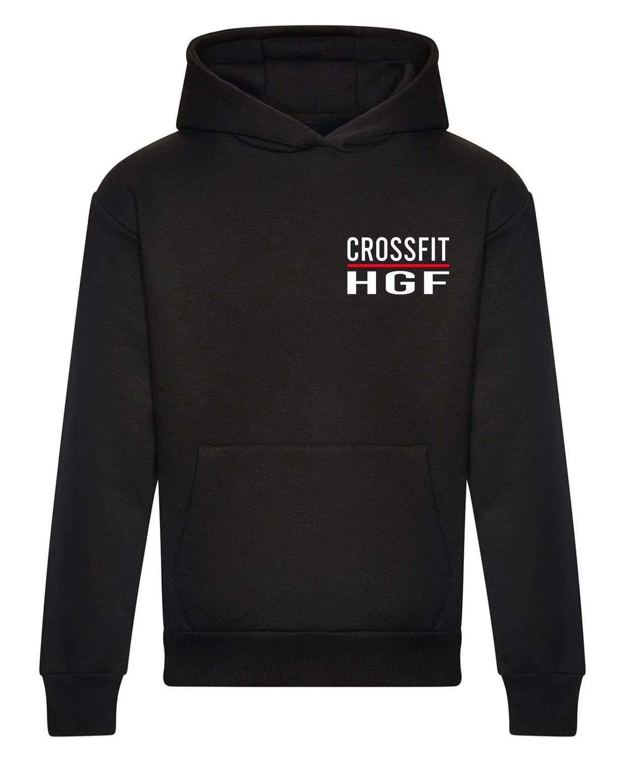 HOOKGRIP - SQUARE LOGO - BLACK HOODIE