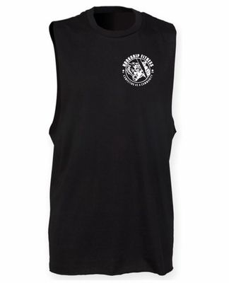 HOOKGRIP - ROUND LOGO - BLACK MUSCLE TANK HOOKGRIP - ROUND LOGO - BLACK MUSCLE TANK