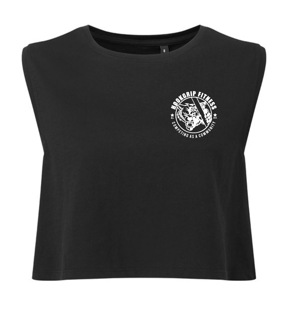 HOOKGRIP - ROUND LOGO - CROPPED TANK