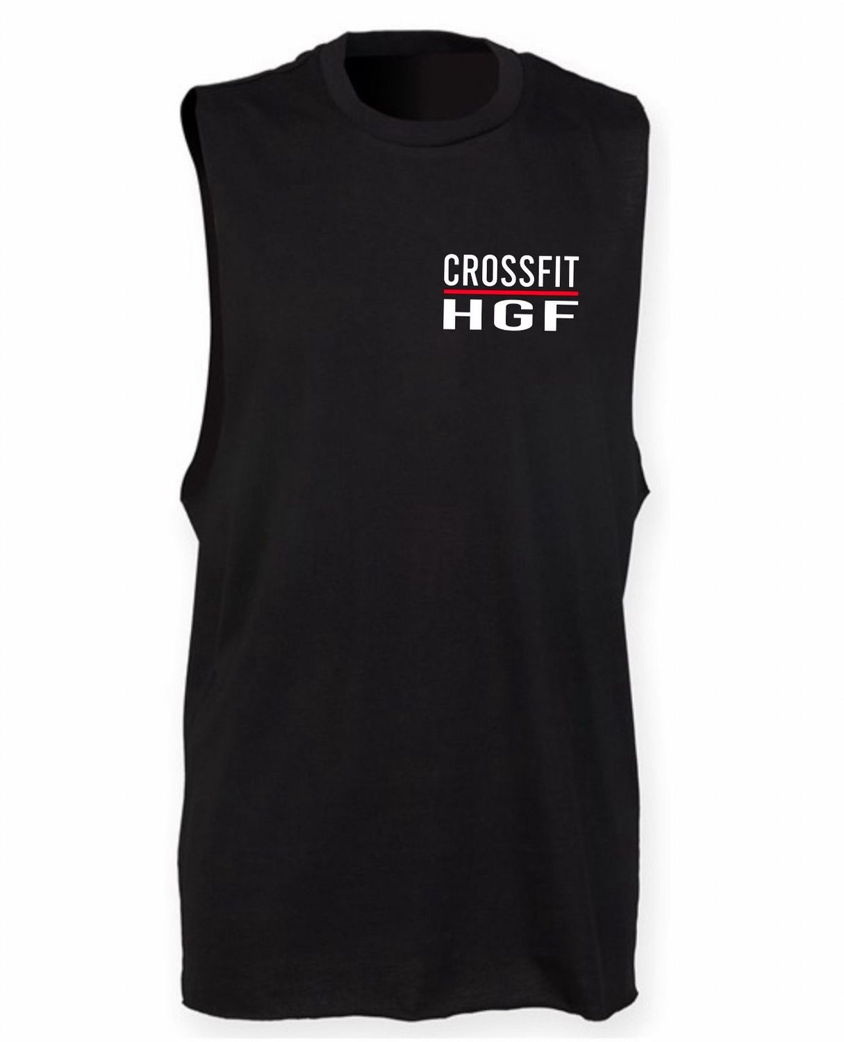 HOOKGRIP - SQUARE LOGO - BLACK MUSCLE TANK