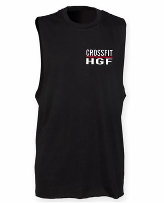 HOOKGRIP - SQUARE LOGO - BLACK MUSCLE TANK HOOKGRIP - SQUARE LOGO - BLACK MUSCLE TANK