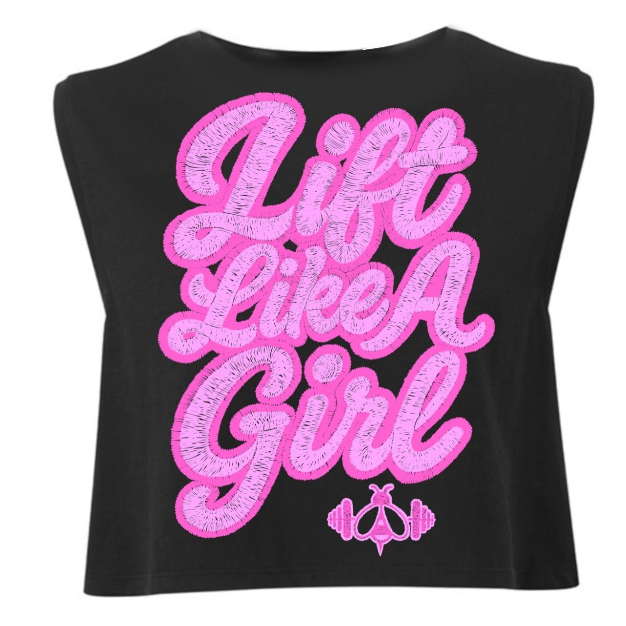 LIFT LIKE A GIRL 25 - CROPPED TANK