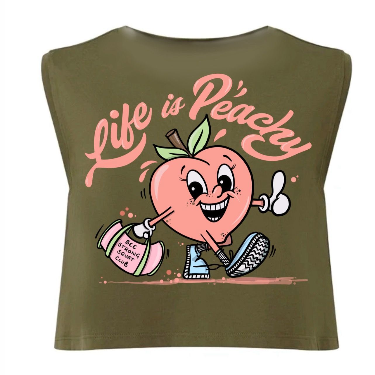 PEACHY - CROPPED TANK