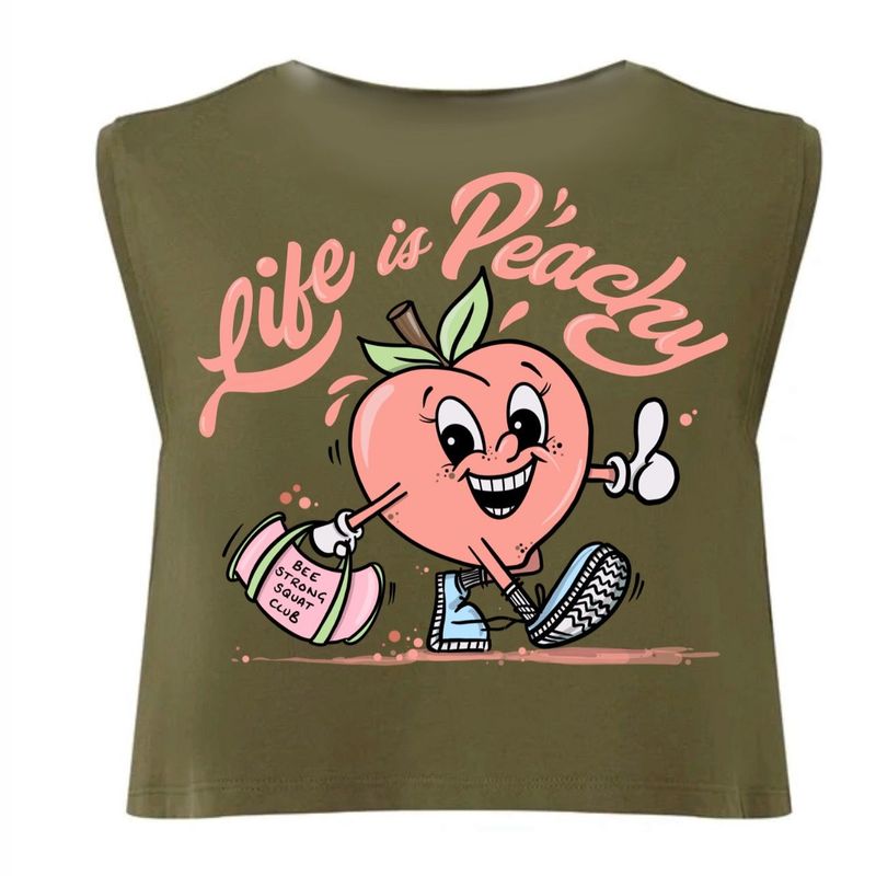 PEACHY - CROPPED TANK